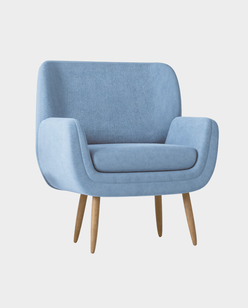 Monarch Fabric Lounge Chair