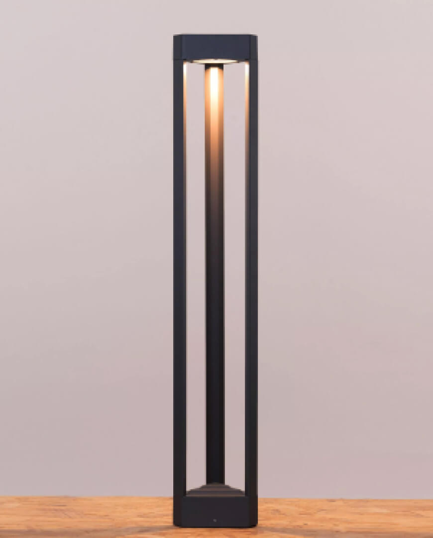 Night Lamp With Wooden Base