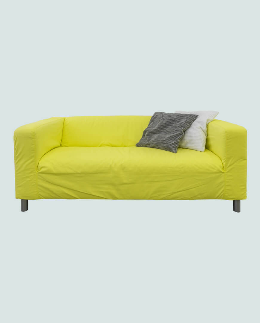 Sloped-arm sofa