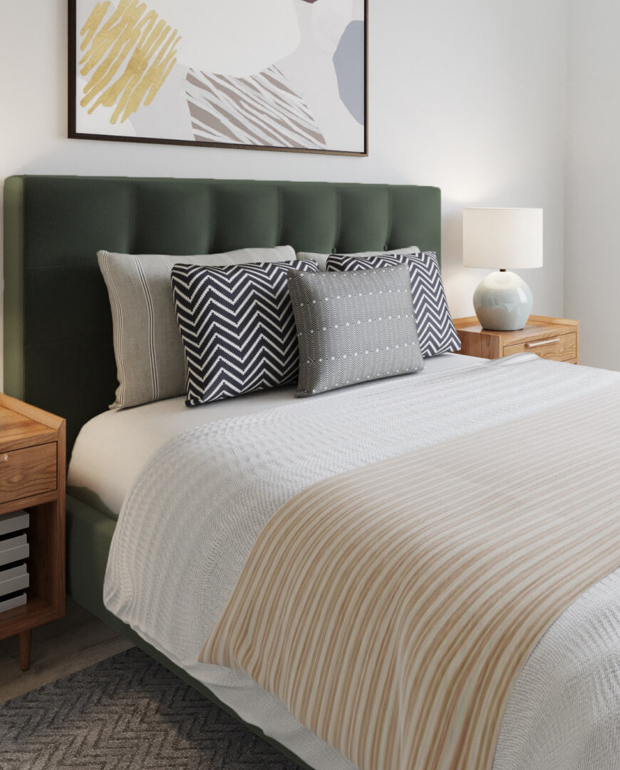 Luxe King Size Wooden Bed